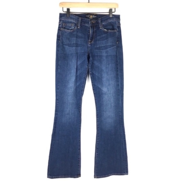 LUCKY BRAND Jeans Sofia Boot Cut Stretch Denim Whiskering Details Size 6/28 - Picture 1 of 9